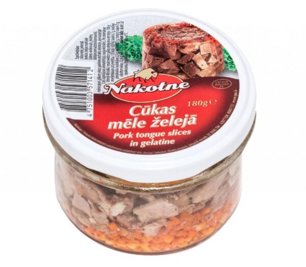 PORK TONGUE SLICES IN GELATINE