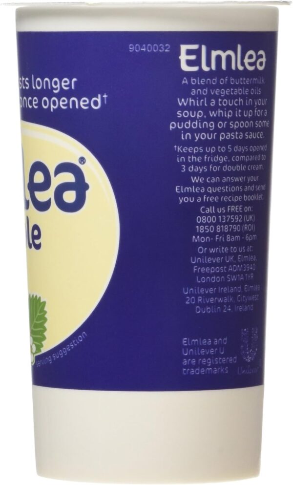 Elmlea Double Alternative To Cream 270Ml - Image 2