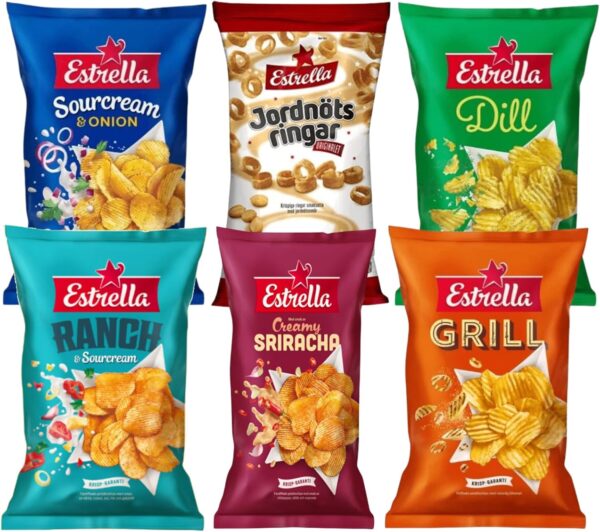 Estrella Sourcream & Onion Crisps - Image 4