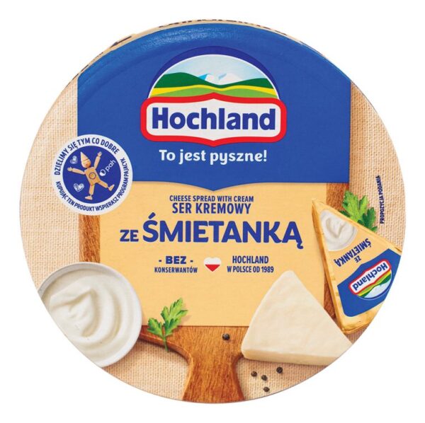 Creamy Cream Cheese in Portions 180g Hochland - Image 2