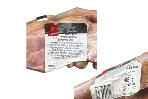 Sokolow Roasted Bacon 408g