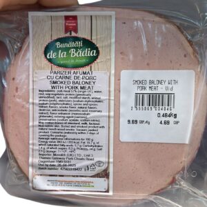 SMOKED BALONEY WITH PORK MEAT