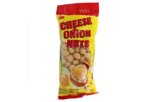 Cheese & onion nuts