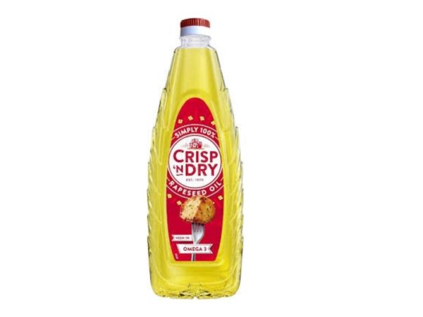 Crisp n dry rapeseed oil omega 3