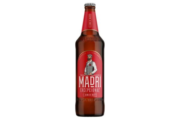 Madri Excepcional Premium Lager Beer Bottle