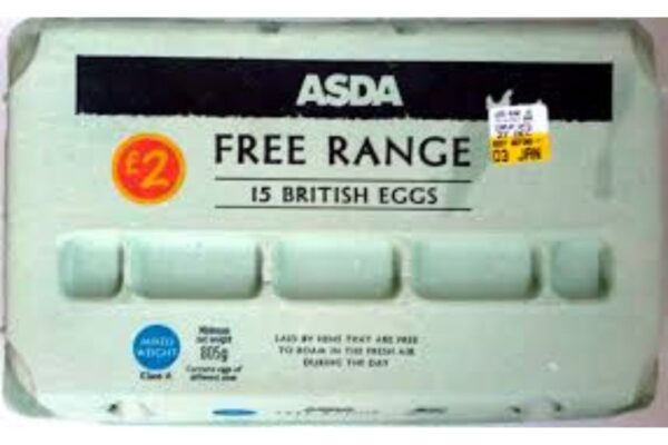 15 free rang eggs