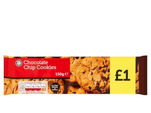 Euro Shopper Chocolate Chip Cookies 150g