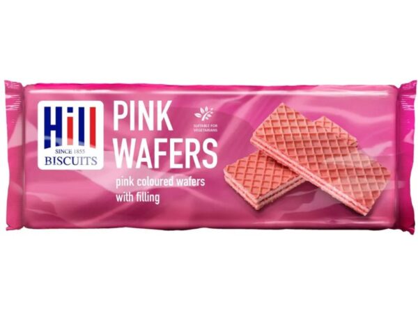 Pink wafers