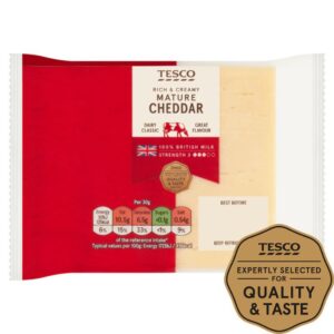 Mature cheddar rich & cream cheese
