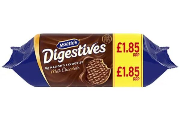 Digestive milk chocolate