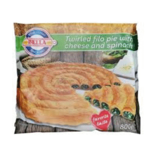 Bella spiral filo pie with cheese