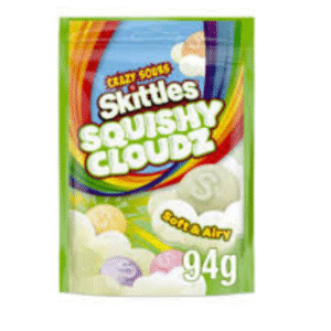 Skittles squishy cloudz crazy sours