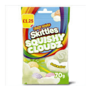 Skittles squishy cloudz fruits